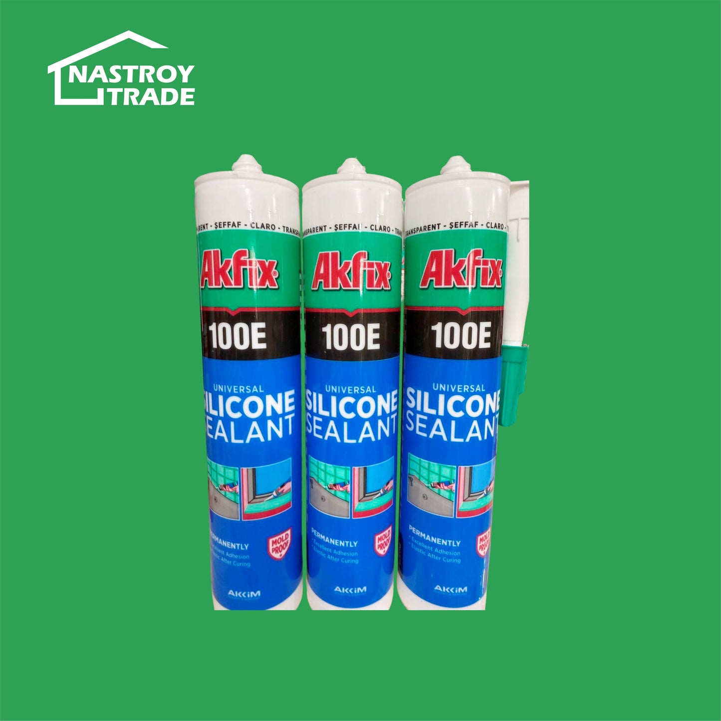 Герметик силиконовый Akfix 100E