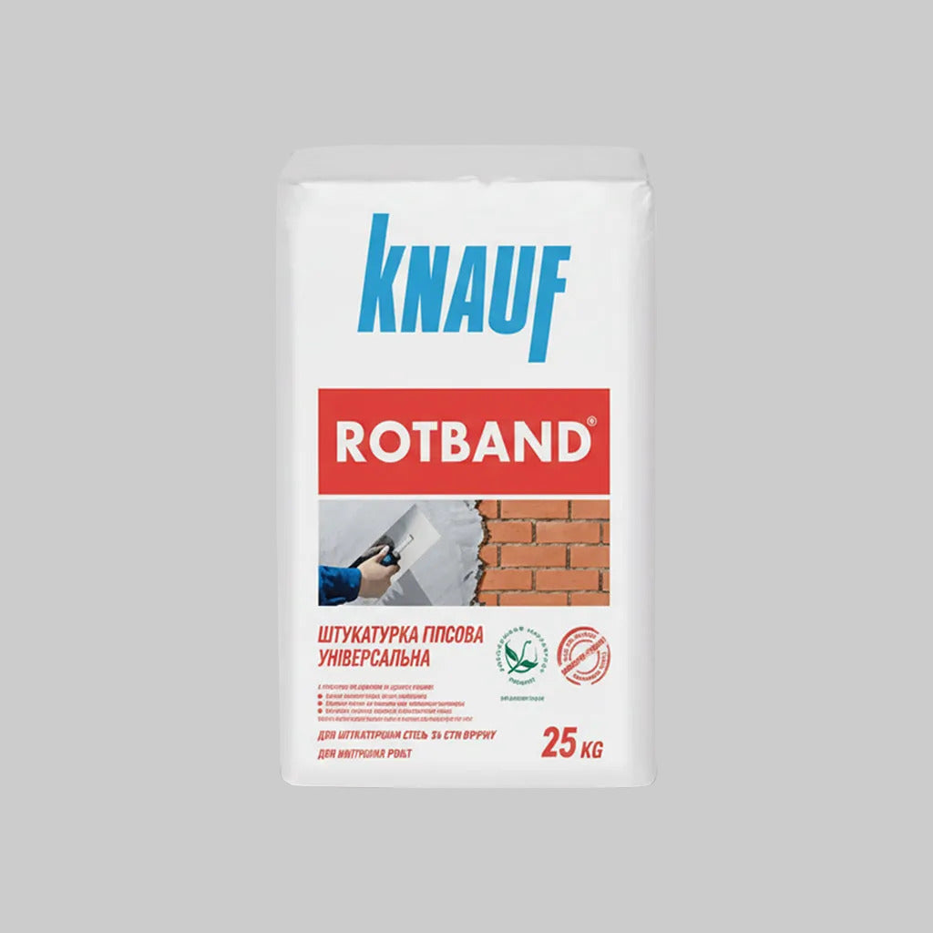 Штукатурка гипсовая универсальная (Ротбанд) Knauf
