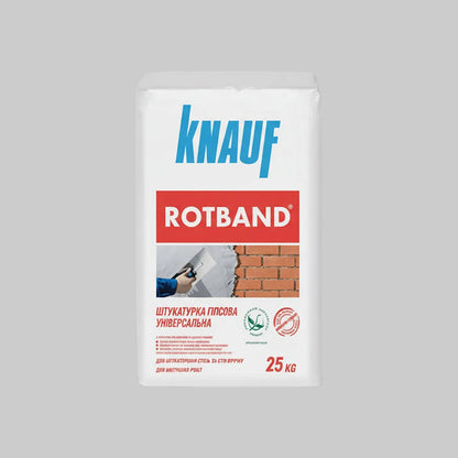Штукатурка гипсовая универсальная (Ротбанд) Knauf