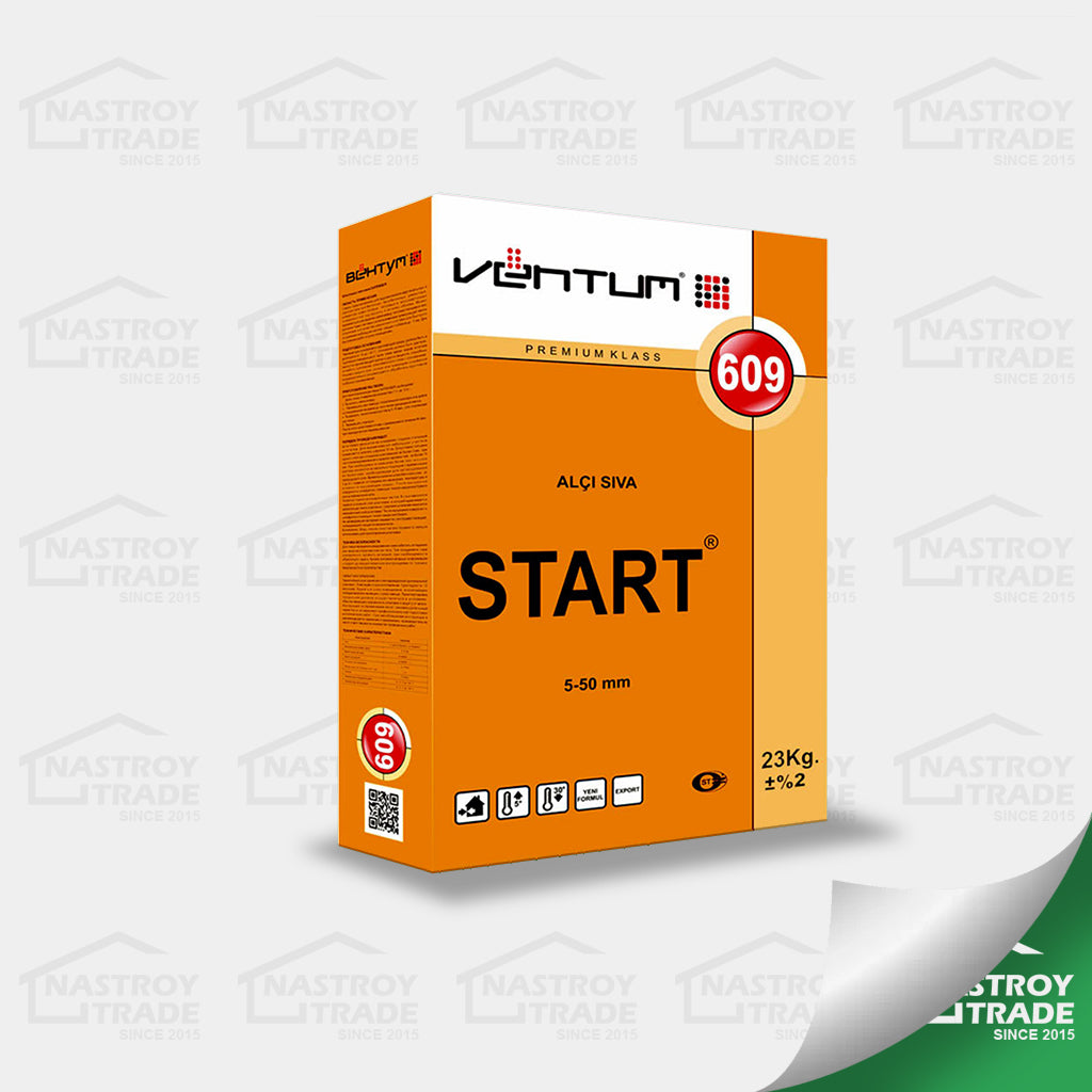 Штукатурка гипсовая универсальная Ventum 609 Start (Ротбанд)