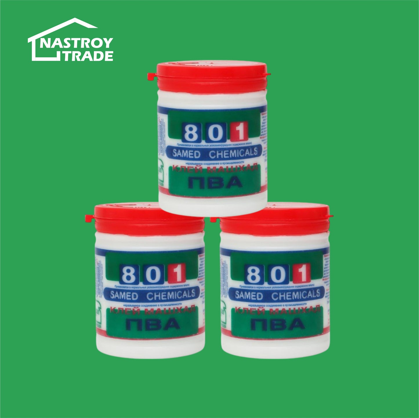 Клей ПВА 801 SAMED CHEMICALS - Ёғоч учун