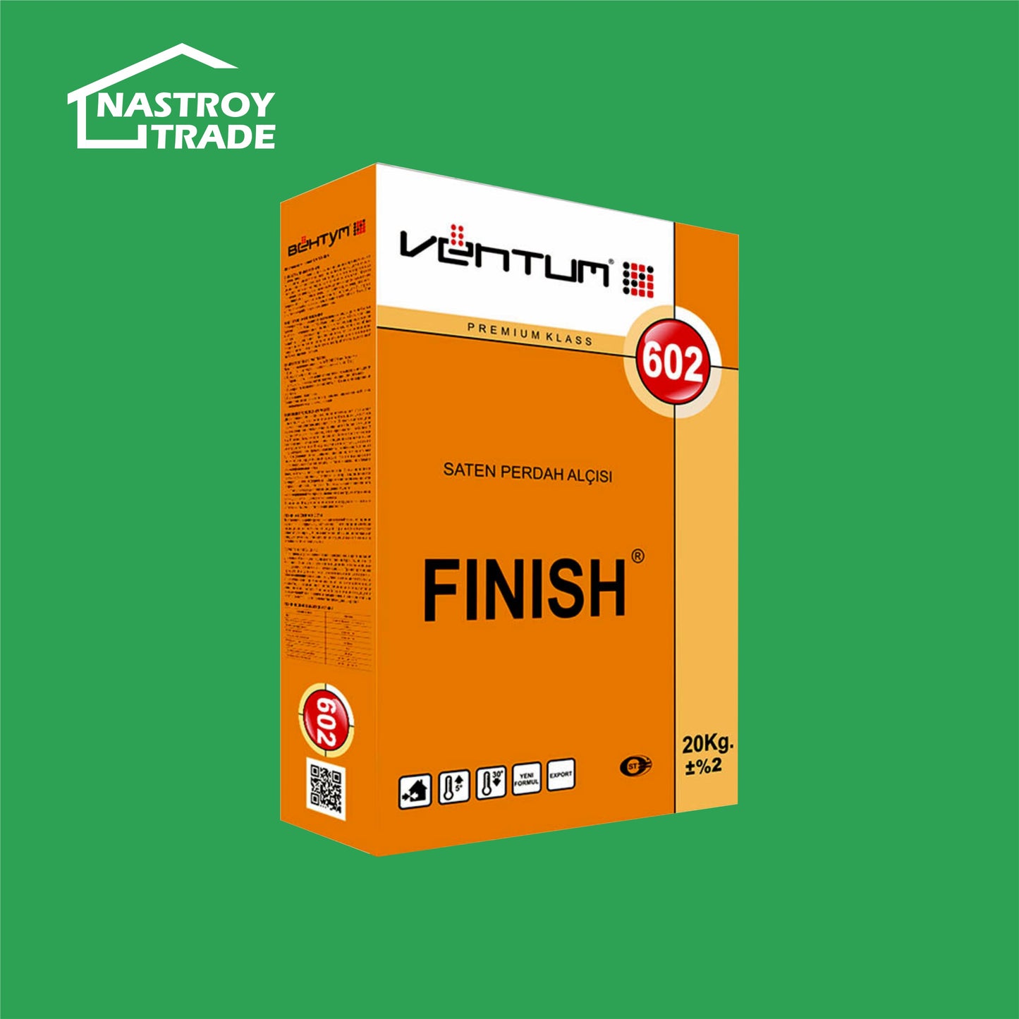 Шпаклёвка гипсовая Ventum 602 Finish